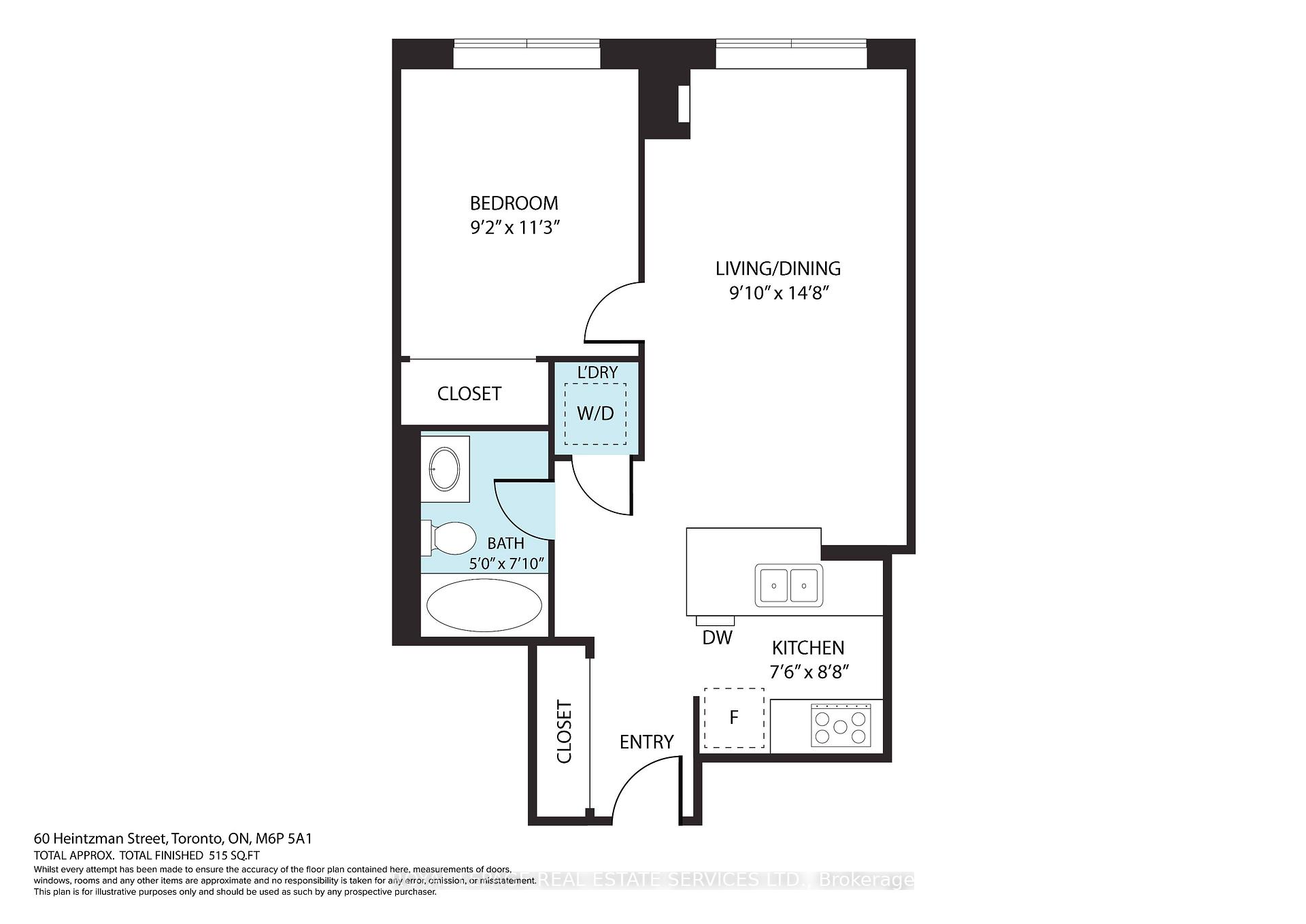 60 Heintzman Street 834, Toronto, ON M6P 5A1 property